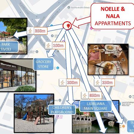 Noelle Apartment Lubiana Esterno foto